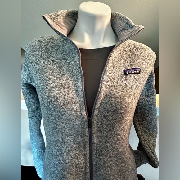 Patagonia Women's Birch White Better Sweater. Full Front Zipper Size Medium - Picture 6 of 15